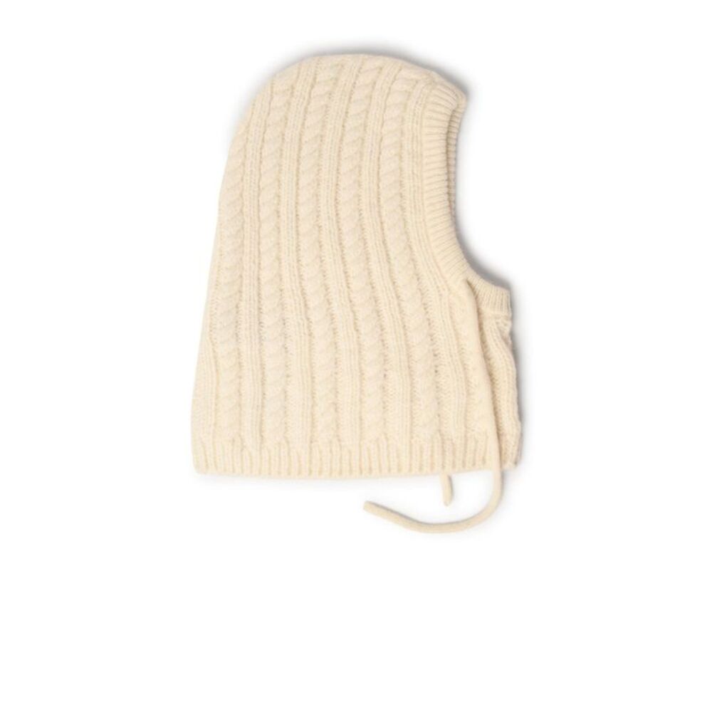 Moncler Ivory Alpaca Blend Balaclava Women